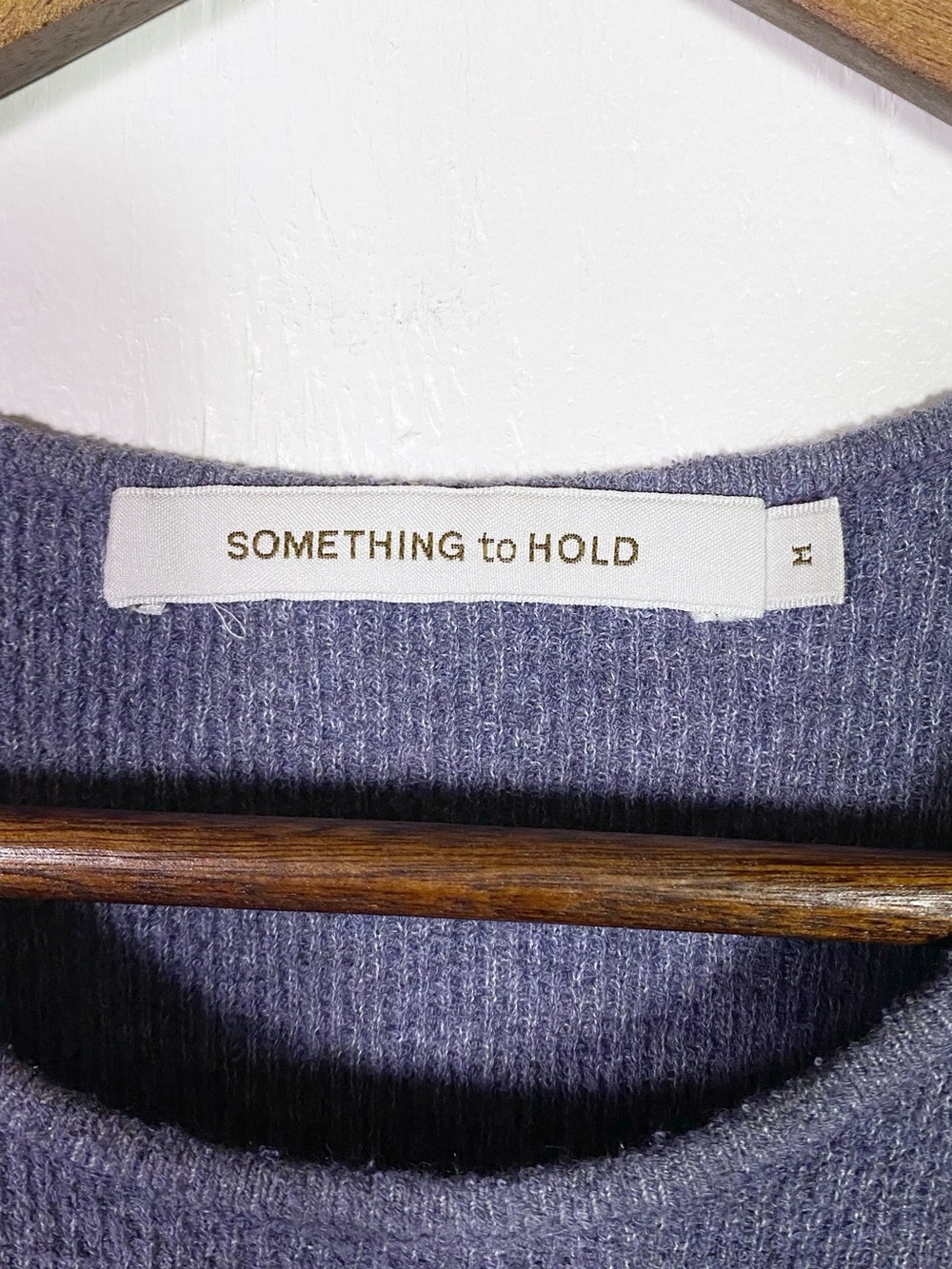 Something to Hold Deli Tank Teddy Boucle Blueberry - Picture 4 of 7